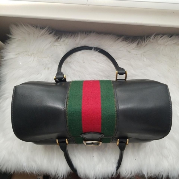 Authentic Vintage Gucci Doctor Boston Satchel - Picture 5 of 12